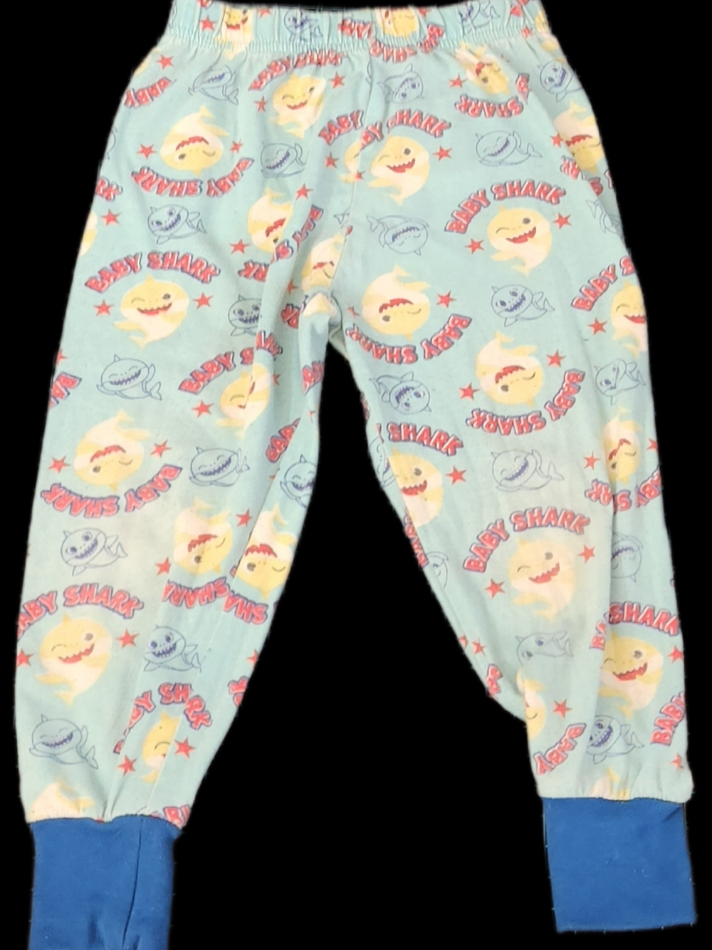 #KC133 Baby Shark Light Blue Kids Pajama Pants